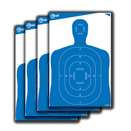 EZ-Aim 15331 Silhouette Paper Hanging 23" x 35" Blue/White 4 Per Pack | EZ-AIM