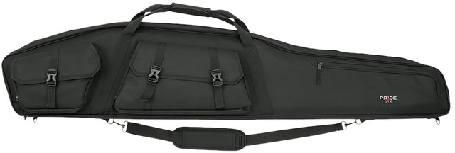 Tac Six 10949 Velocity Rifle Case 55" Black Endura w/ 600D Polyester & Lockable Zipper