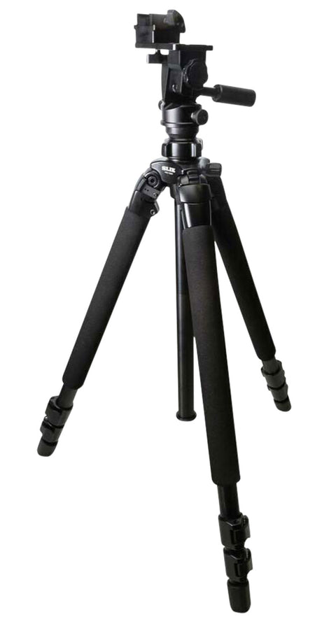 KOPF Jager KJ85003K Folding Tripod K700 Tripod made of Aluminum with Black Finish, Adjustable Reaper Rail, 3-Level Leg Extension, 21-87 Degree Pan & Tilt | KOPFJAGER/SELLMARK