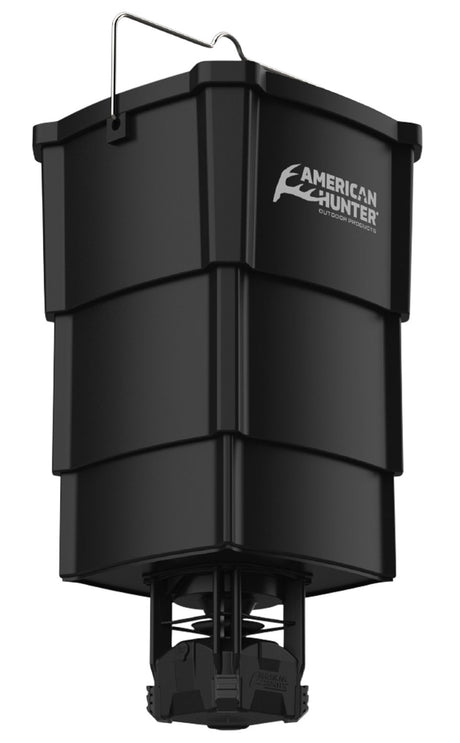 American Hunter AHNFECON Nesting Hopper w/Econ Feeder Kit Collapsible 16 Programs 1-30 Seconds Duration 5 Gallon Capacity Black | AMERICAN HUNTER