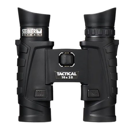 Steiner 2004 T1028 Tactical 10x28mm Roof Prism, Fast-Close Focus, Black Makrolon w/Rubber Armor | STEINER