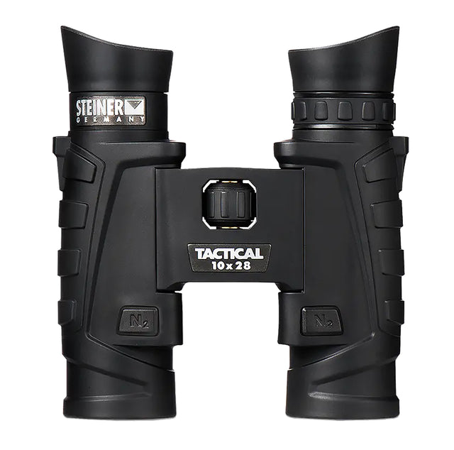Steiner 2004 T1028 Tactical 10x28mm Roof Prism, Fast-Close Focus, Black Makrolon w/Rubber Armor | STEINER