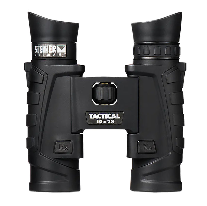Steiner 2004 T1028 Tactical 10x28mm Roof Prism, Fast-Close Focus, Black Makrolon w/Rubber Armor | STEINER