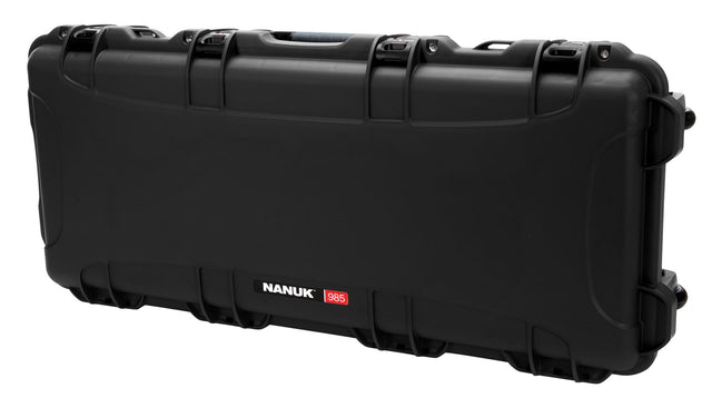 Nanuk Long Gun Hard Case w/Foam Black 36 in. Retractable Wheels and Handle
