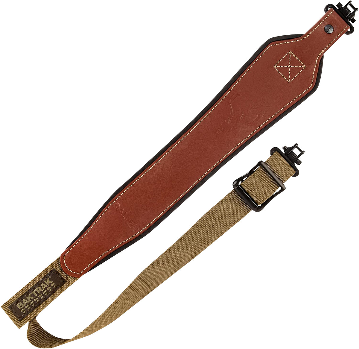 Baktrak Leather Horn Sling with Swivels Brown