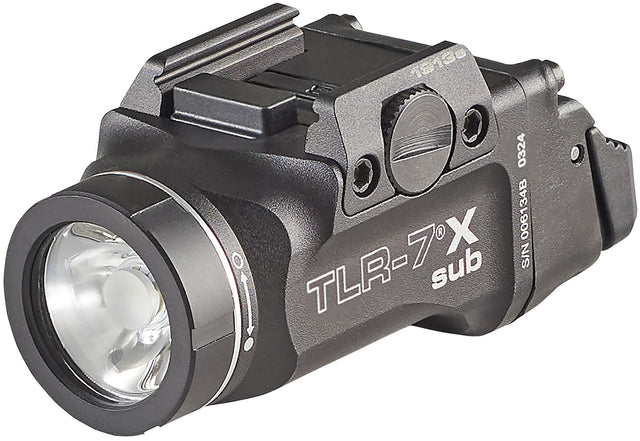 Streamlight TLR-7sub Weapon Light Black 500 Lumens Fits Short 1913 Rail