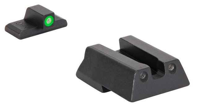 Meprolight USA 415453111 Hyper-Bright Green Tritium Green Outline Front Sight-Green Tritium Black Outline Rear Sight HK VP9/HK45/HK45C