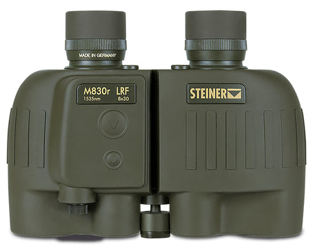 Steiner 2681 M830r LRF 1535 8x30mm Floating Prism, Sports-Auto Focus, OD Green Makrolon w/Rubber Armor Features Tripod Mount | STEINER