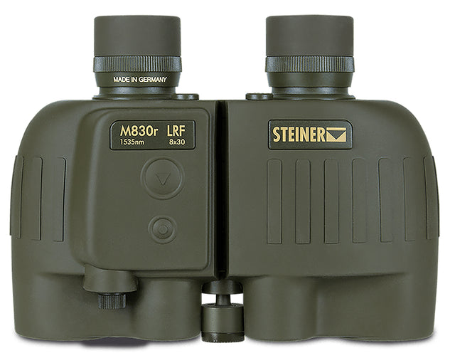Steiner 2681 M830r LRF 1535 8x30mm Floating Prism, Sports-Auto Focus, OD Green Makrolon w/Rubber Armor Features Tripod Mount | STEINER