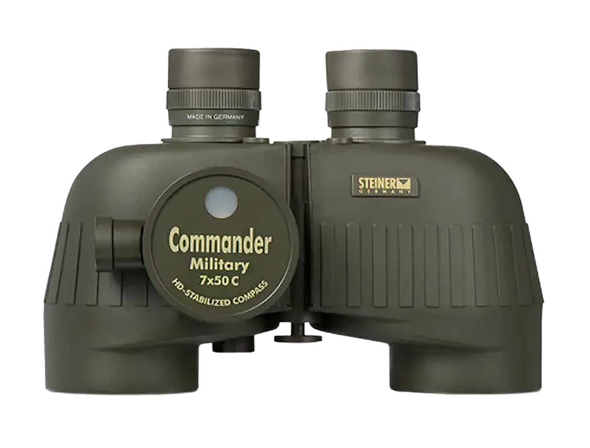 Steiner 2690 M750rc Reticle & Compass 7x50mm Range Finding Reticle Floating Prism, Sports-Auto Focus, OD Green Makrolon w/Rubber Armor Features Compass | STEINER