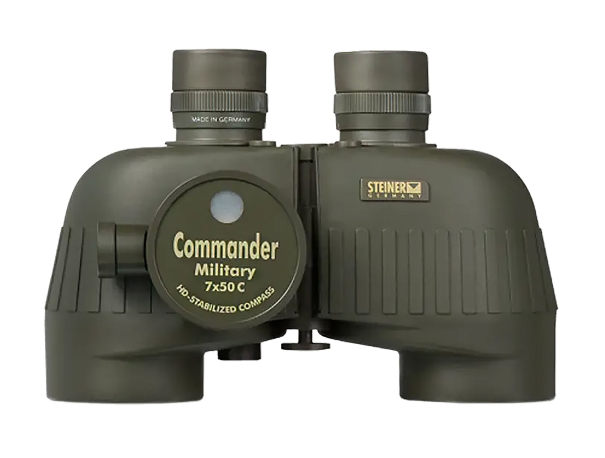 Steiner 2690 M750rc Reticle & Compass 7x50mm Range Finding Reticle Floating Prism, Sports-Auto Focus, OD Green Makrolon w/Rubber Armor Features Compass | STEINER