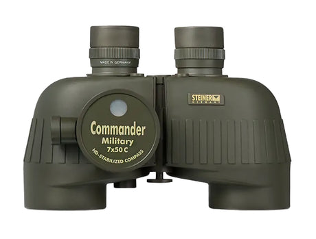 Steiner 2690 M750rc Reticle & Compass 7x50mm Range Finding Reticle Floating Prism, Sports-Auto Focus, OD Green Makrolon w/Rubber Armor Features Compass | STEINER