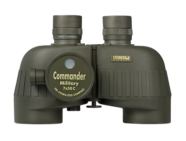 Steiner 2690 M750rc Reticle & Compass 7x50mm Range Finding Reticle Floating Prism, Sports-Auto Focus, OD Green Makrolon w/Rubber Armor Features Compass | STEINER