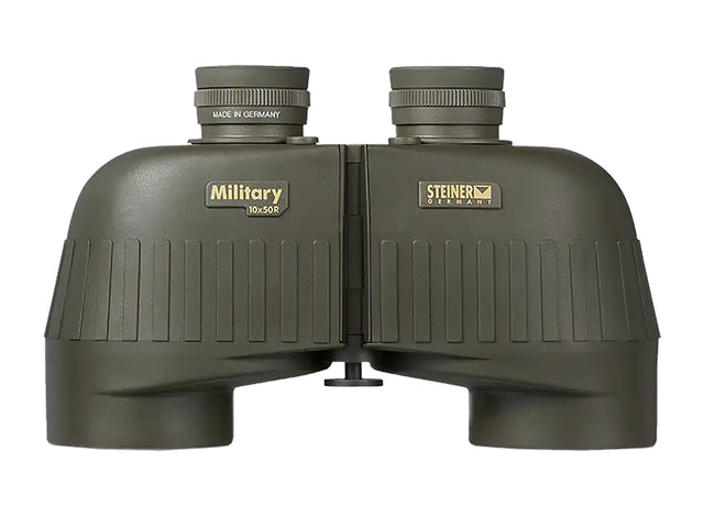 Steiner 2663 M1050 Laser Protection Filter 10x50mm SUMR Military Ranging Reticle Floating Prism Sports-Auto Focus, OD Green Makrolon w/Rubber Armor | STEINER