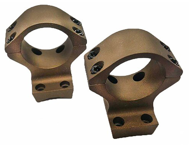 Talley HC740735 Scope Mount/Ring Combo Burnt Bronze Aluminum 30mm Tube X-Bolt Medium Rings Short/Long Action 0 MOA