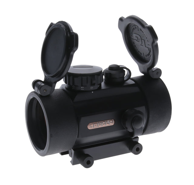 TruGlo TGTG8040B Traditional Anodized Matte Black 1x40mm 5 MOA Red Dot Reticle