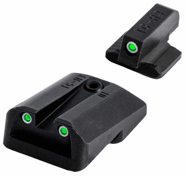 TruGlo TGTG231N2 Tritium Black | Green Tritium Front Sight Green Tritium Rear Sight