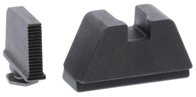 AmeriGlo GL470 Optic Compatible Sight Set for Glock 2XL Tall Serrated Front Sight- Black Rear Sight