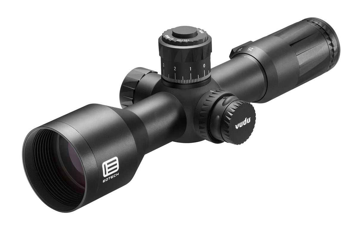Eotech VDU525FFH59 Vudu FFP Black Anodized 5-25x 50mm 34mm Tube Illuminated Horus H59 MRAD Reticle Features Throw Lever | EOTECH
