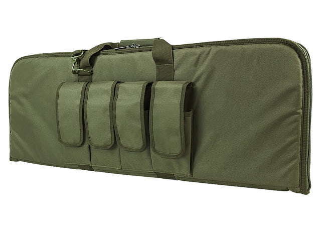 NcStar CVCP2960G36 2960 Carbine Case 36" OD Green Carbine w* Heavy Duty Locking Zipper