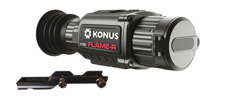 Konus 7952 Flame-R Thermal Rifle Scope Hand Held/Mountable Scope Black 2.5-20x Multi Reticle 256x192 Resolution Zoom Digital 1x/2x/4x/8x | KONUS