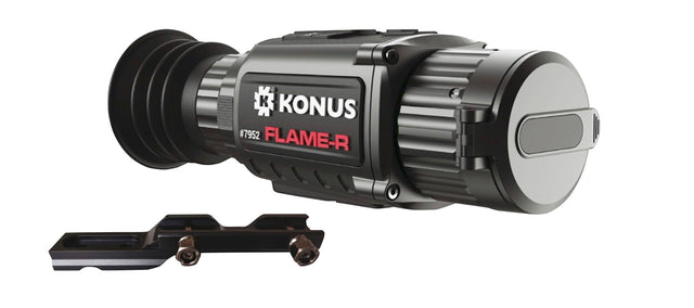 Konus 7952 Flame-R Thermal Rifle Scope Hand Held/Mountable Scope Black 2.5-20x Multi Reticle 256x192 Resolution Zoom Digital 1x/2x/4x/8x | KONUS
