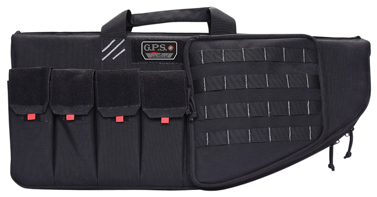 GPS Bags T30ARB Tactical AR Case 30" Black 1000D Nylon with Mag & Storage Pockets, Lockable Zippers, External Handgun Pocket & DuPont Teflon Coating