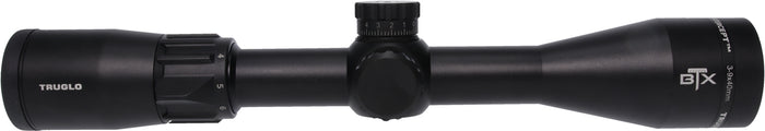 TruGlo TGTG85394BI Intercept Rifle Scope Black 3-9x 40mm Tube Duplex Reticle