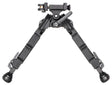 Accu-Tac BRASQDG204 BR-4 G2 Arca Spec Bipod made of Black Hardcoat Anodized Aluminum with ARCA Style Rail Attachment, Steel Feet & 5.75"-8.25" Vertical Adjustment | ACCU-TAC