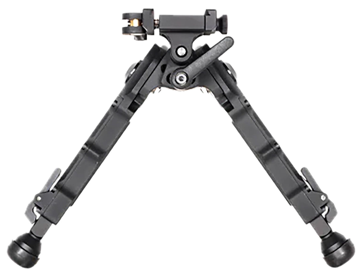 Accu-Tac BRASQDG204 BR-4 G2 Arca Spec Bipod made of Black Hardcoat Anodized Aluminum with ARCA Style Rail Attachment, Steel Feet & 5.75"-8.25" Vertical Adjustment | ACCU-TAC