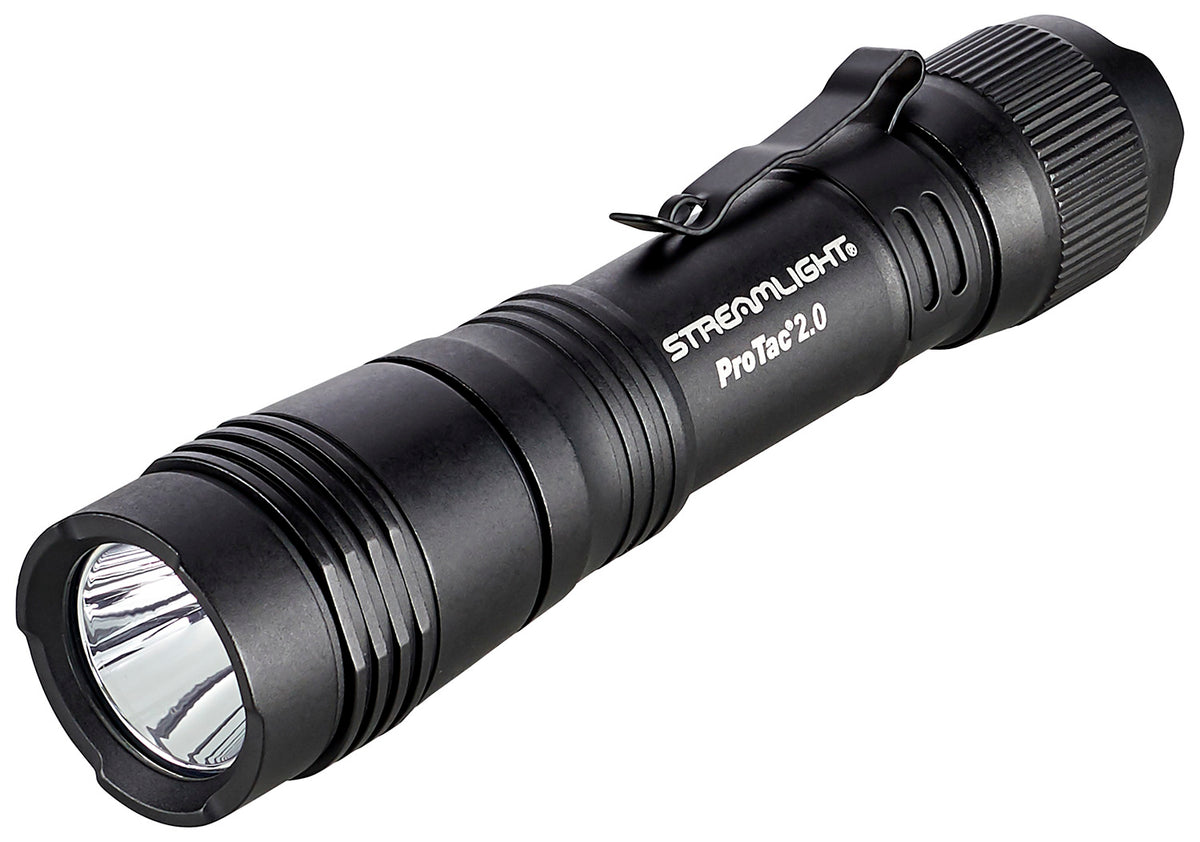 Streamlight 89000 ProTac 2.0 Flashlight Black Anodized 100/570/2000 Lumens White LED