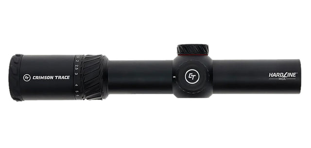 Crimson Trace 013002299 Hardline Black Anodized 1-6x 24mm 34mm Tube Illuminated CT TR1-MIL Reticle | CRIMSON TRACE