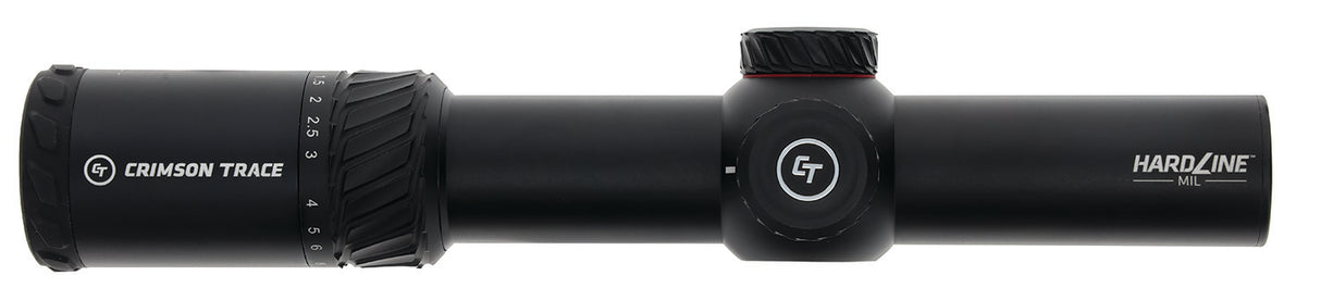 Crimson Trace 013002301 Hardline Black Anodized 1-10x 28mm 34mm Tube Illuminated CT TR1-MIL Reticle | CRIMSON TRACE
