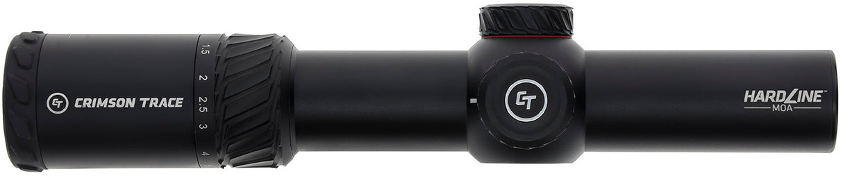 Crimson Trace 013002401 Hardline Black Anodized 1-6x24mm 34mm Tube Illuminated CT TR1-MOA Reticle | CRIMSON TRACE