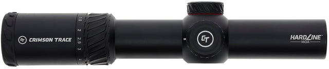 Crimson Trace 013002401 Hardline Black Anodized 1-6x24mm 34mm Tube Illuminated CT TR1-MOA Reticle | CRIMSON TRACE