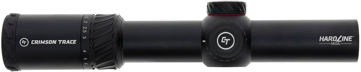 Crimson Trace 013002403 Hardline Black Anodized 1-10x 28mm 34mm Tube Illuminated CT TR1-MOA Reticle | CRIMSON TRACE