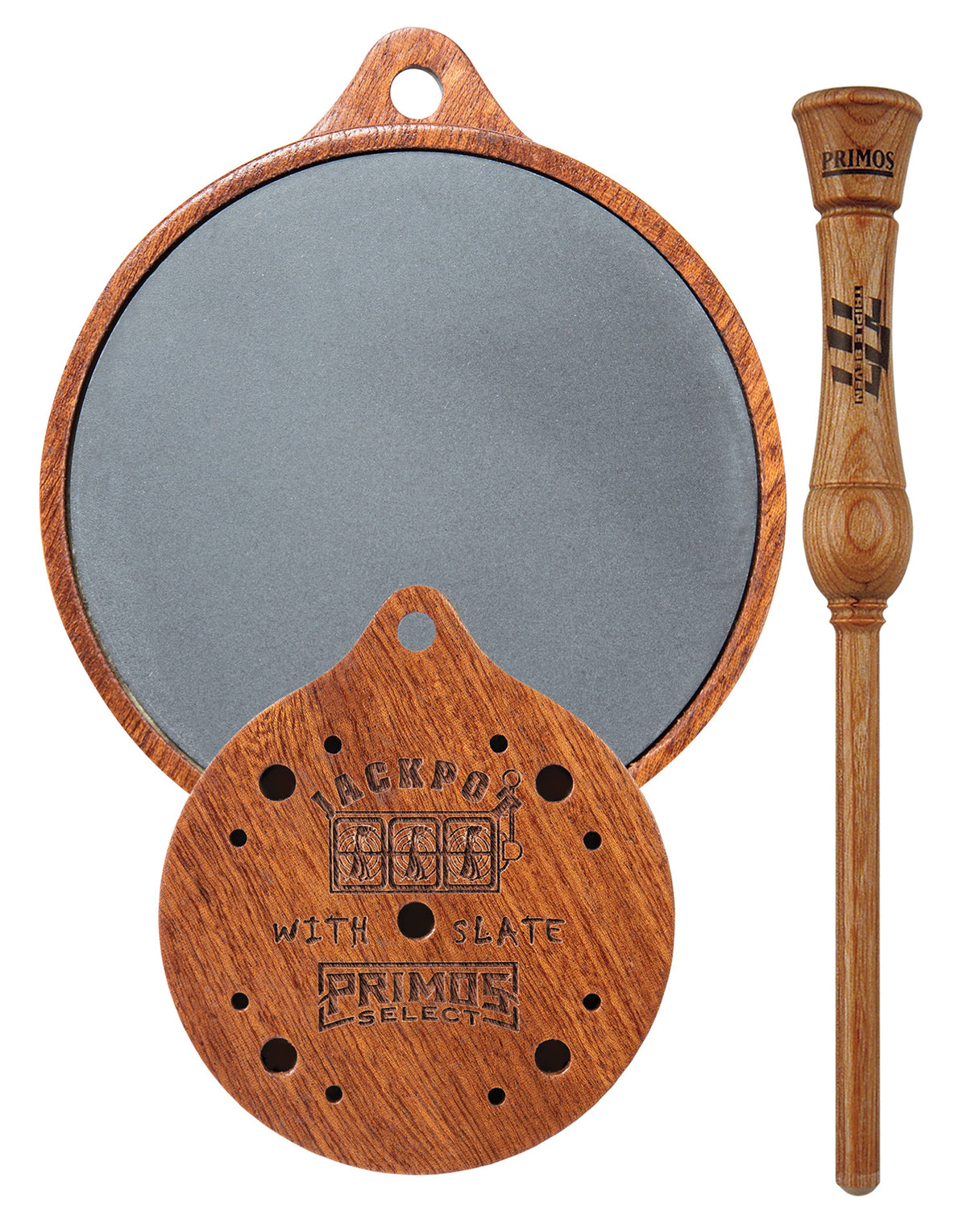 Primos 216 Jackpot Striker Call Turkey Sounds Gray/Natural Hardwood