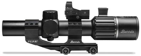 Burris 200475 RT-6 Tactical Kit Matte Black 1-6x24mm 30mm Tube Illuminated Ballistic 5X Reticle Includes FastFire 3 & P.E.R.P. Mount | BURRIS