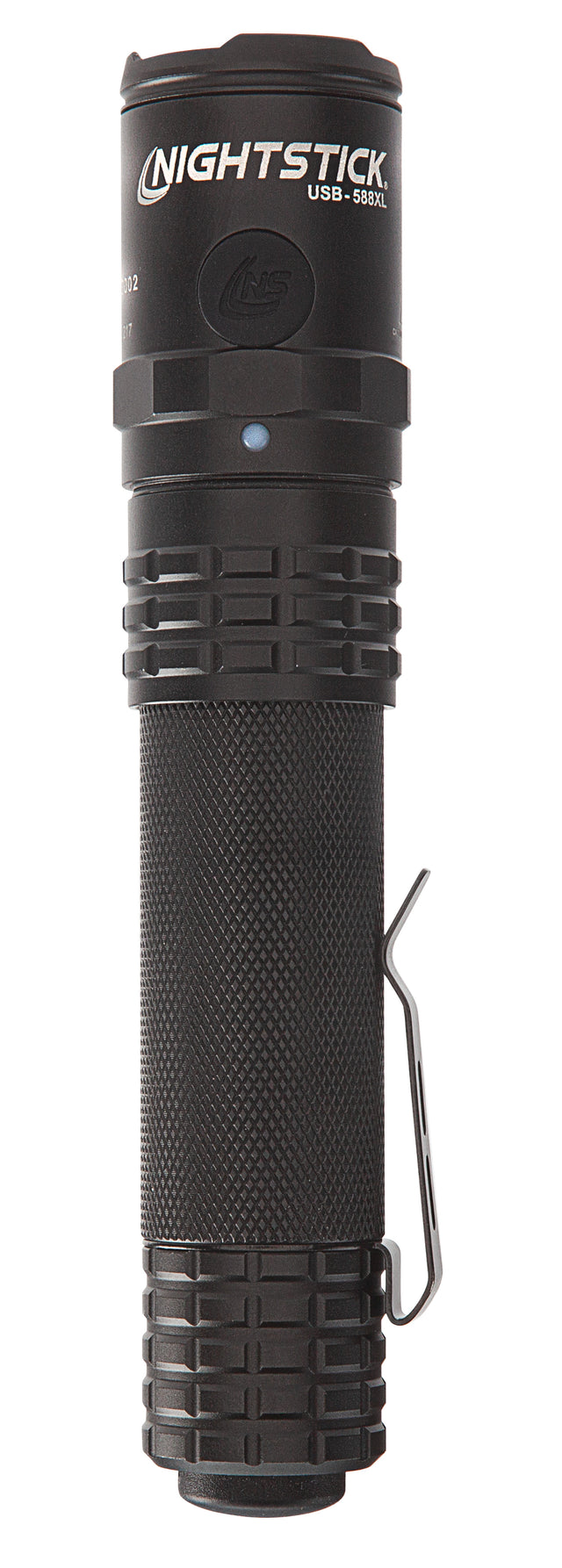 Nightstick USB588XL USB Dual-Light Tactical Flashlight Black Anodized 125/350/450/850/1,100 Lumens White LED