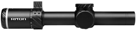 Riton Optics 3T18ASIBLK2 3 Tactix Black 1-8x24mm 30mm Tube Illuminated OT Reticle | RITON OPTICS