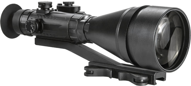 AGM Global Vision 15WP6623484111 Wolverine Pro-6 3AW1 Night Vision Rifle Scope Matte Black 6x100mm Gen 3 Auto-Gated White Phosphor Level 1 Illuminated Red Chevron w/Ballistic Drop Reticle