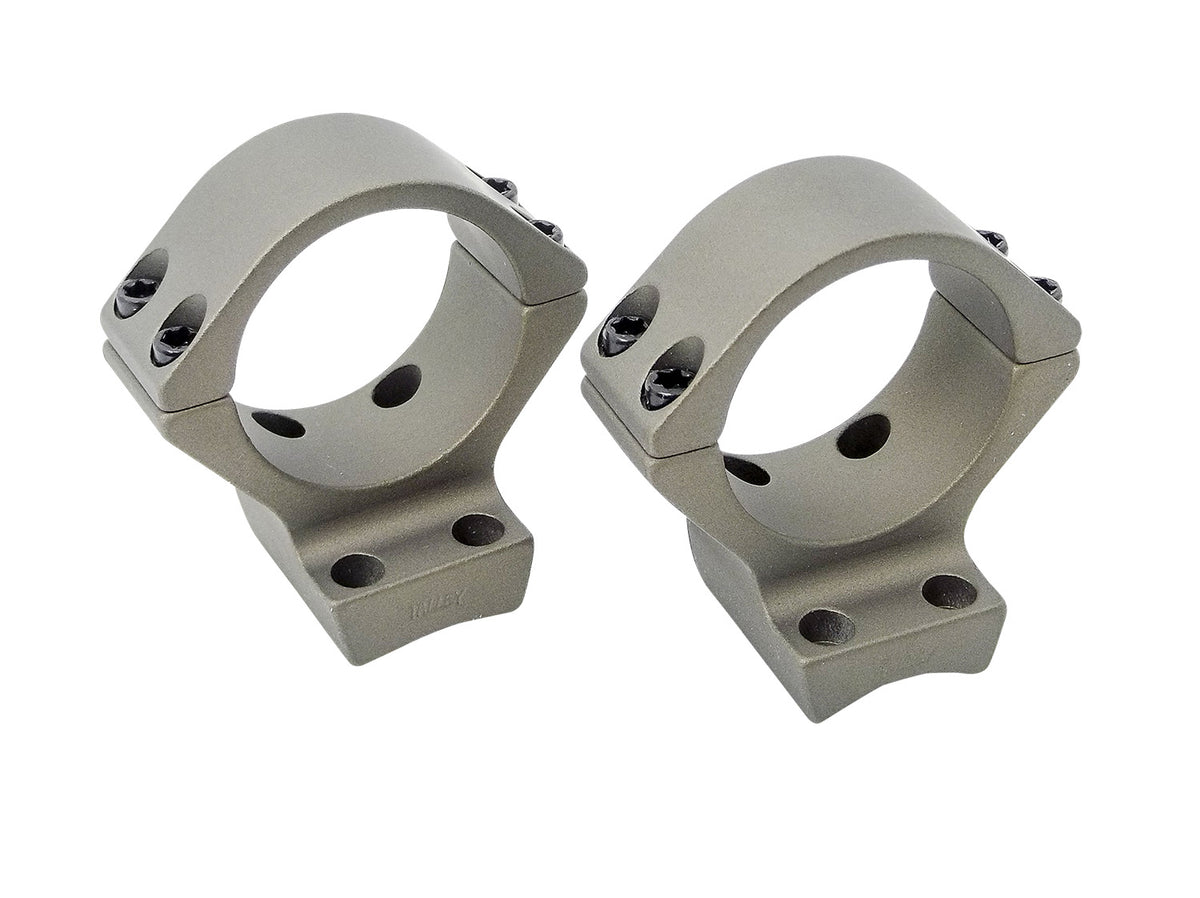 Talley SB840735 Scope Mount/Ring Combo Smoked Bronze Cerakote 34mm Tube Fits X-Bolt Medium Rings