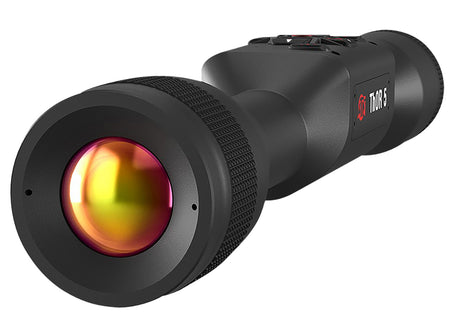 ATN TIWST5635A Thor 5 640 Thermal Rifle Scope, Black Anodized 3-24x Smart Mil Dot Reticle w/Zoom 640x480 12 Micron, 60 fps Resolution | ATN