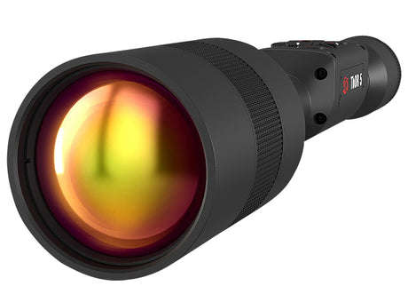 ATN TIWST5675A Thor 5 640 Thermal Rifle Scope, Black Anodized 5-40x Smart Mil Dot Reticle w/Zoom 640x480 60 fps Resolution | ATN