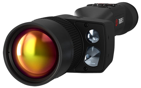 ATN TIWST5650LRF Thor 5 640 LRF Thermal Rifle Scope, Black Anodized 4-32x Smart Mil Dot Reticle, Zoom, 640x480, 60 fps Resolution | ATN