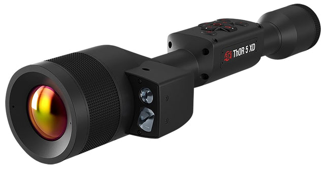 ATN TIWST51250LRF Thor 5 XD LRF Thermal Rifle Scope Black Anodized 2-20x Smart Mil Dot Reticle, Zoom. 1280x1024 12 Micron 60 fps | ATN