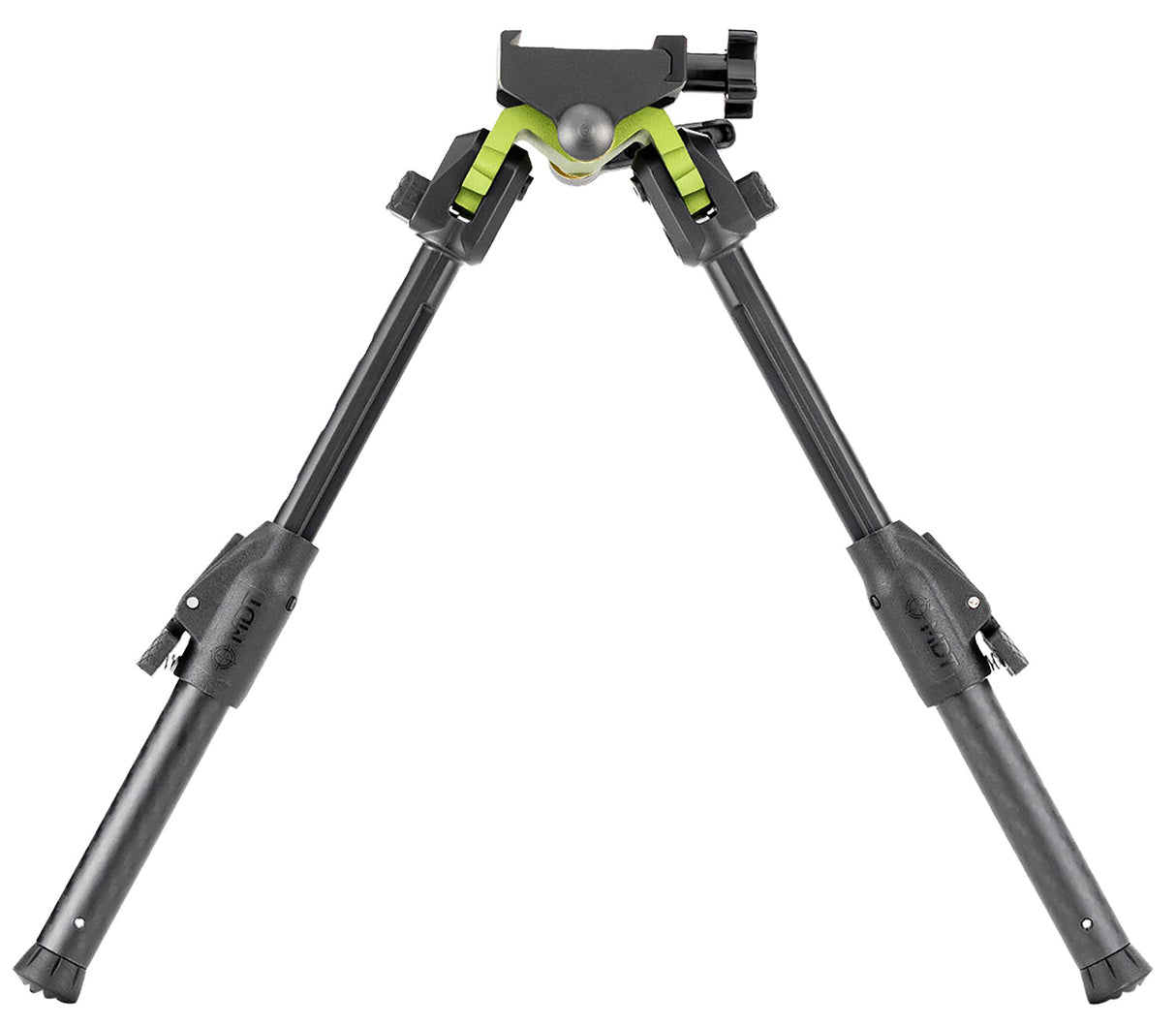 Mdt Sporting Goods Inc 105560GRN GRND-POD Green/Black 4.50"-9" Carbon Fiber/Aluminum, Adj. Throw Lever, 4 Leg Postitions, Fits Picatinny Rail | MDT SPORTING GOODS INC