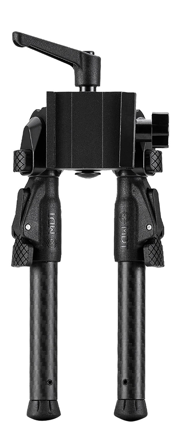 Mdt Sporting Goods Inc 105561BLK GRND-POD Black 4.50"-9" Carbon Fiber/Aluminum, Adj. Throw Lever, 4 Leg Postitions, Fits ARCA Rail & RRS Dovetail | MDT SPORTING GOODS INC