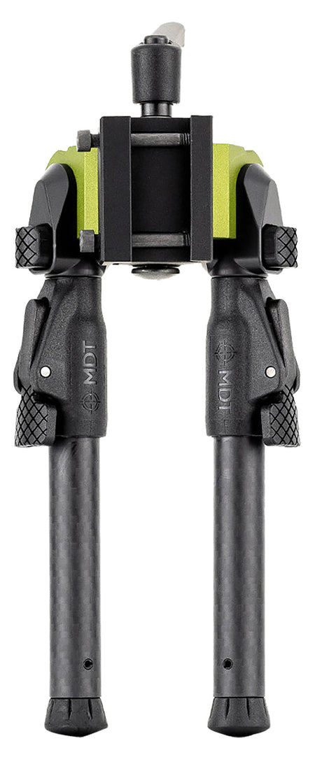 Mdt Sporting Goods Inc 105561GRN GRND-POD Green/Black 4.50"-9" Carbon Fiber/Aluminum, Adj. Throw Lever, 4 Leg Postitions, Fits ARCA Rail & RRS Dovetail | MDT SPORTING GOODS INC