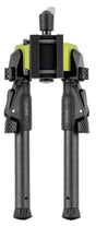 Mdt Sporting Goods Inc 105561GRN GRND-POD Green/Black 4.50"-9" Carbon Fiber/Aluminum, Adj. Throw Lever, 4 Leg Postitions, Fits ARCA Rail & RRS Dovetail | MDT SPORTING GOODS INC